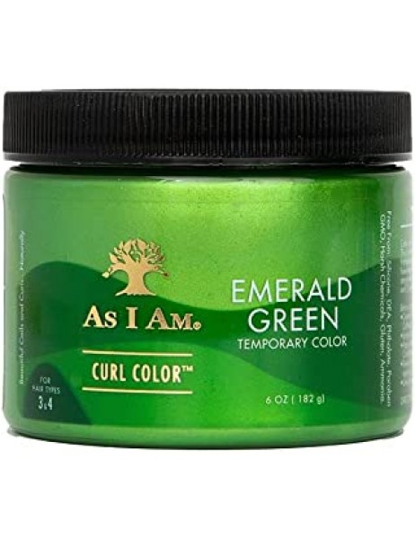 AS I AM - Curl color - zmývateľný farbiaci gél smaragdový